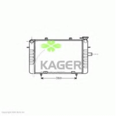 31-3027 KAGER Радиатор, охлаждение двигателя