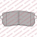 LP2095 DELPHI Комплект тормозных колодок, дисковый тормоз