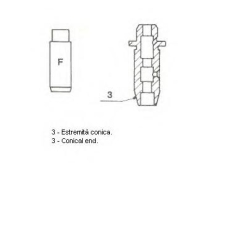 01-2300 METELLI Направляющая втулка клапана