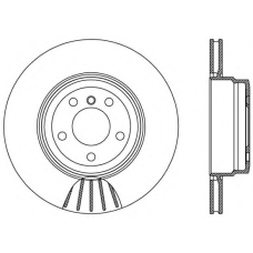 BDR2545.20 OPEN PARTS Тормозной диск