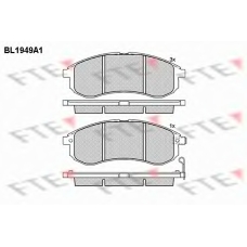 BL1949A1 FTE Комплект тормозных колодок, дисковый тормоз