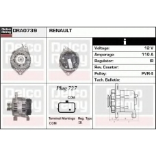DRA0739 DELCO REMY Генератор