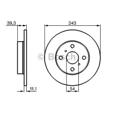 0 986 478 221 BOSCH Тормозной диск