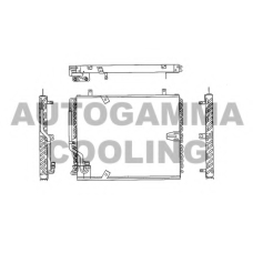 101570 AUTOGAMMA Конденсатор, кондиционер