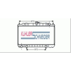 1600771 KUHLER SCHNEIDER Радиатор, охлаждение двигател