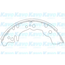 KBS-1903 KAVO PARTS Комплект тормозных колодок