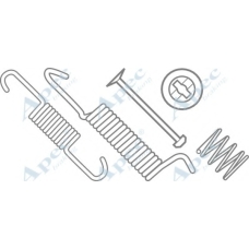 KIT970 APEC Комплектующие, тормозная колодка