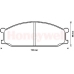 572337B BENDIX Комплект тормозных колодок, дисковый тормоз
