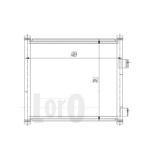 017-016-0020 LORO Конденсатор, кондиционер