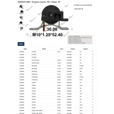 AWSNI1086 Tenacity Подушка двигателя