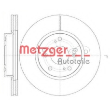 6986.10 METZGER Тормозной диск