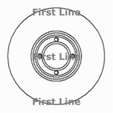 FBD126 FIRST LINE Тормозной диск