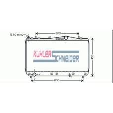 5200211 KUHLER SCHNEIDER Радиатор, охлаждение двигател