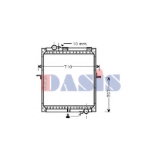 132290T AKS DASIS Радиатор, охлаждение двигателя