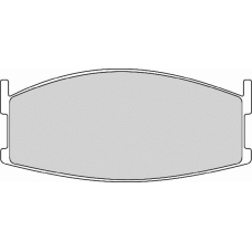 FD844A NECTO Комплект тормозных колодок, дисковый тормоз