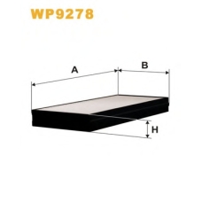 WP9278 WIX Фильтр, воздух во внутренном пространстве