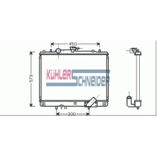 0500111 KUHLER SCHNEIDER Радиатор, охлаждение двигател