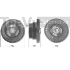 PC1165 TREVI AUTOMOTIVE Ременный шкив, коленчатый вал