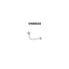 VW80030 VENEPORTE Труба выхлопного газа