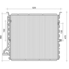 350203455000 MAGNETI MARELLI Конденсатор, кондиционер