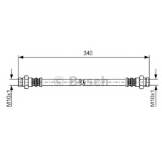 1 987 481 209 BOSCH Тормозной шланг