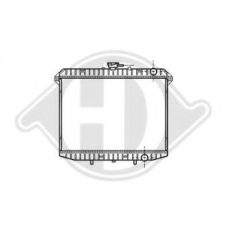 8608205 DIEDERICHS Радиатор, охлаждение двигателя