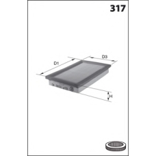 LFAF301 LUCAS FILTERS Воздушный фильтр