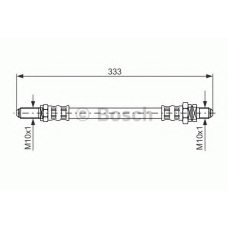 1 987 476 619 BOSCH Тормозной шланг