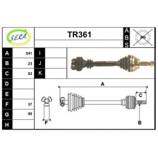 TR361 SERA Приводной вал