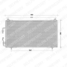 TSP0225130 DELPHI Конденсатор, кондиционер