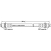 FBH6864 FIRST LINE Тормозной шланг
