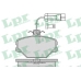 05P1092 LPR Комплект тормозных колодок, дисковый тормоз