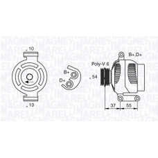 063377029010 MAGNETI MARELLI Генератор