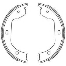 BSA2213.00 OPEN PARTS Комплект тормозных колодок