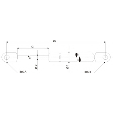 128626 QH Benelux Газовая пружина, капот