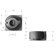 TKR 9303 TIMKEN Натяжной ролик, ремень грм
