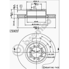 09.4928.10 BREMBO Тормозной диск
