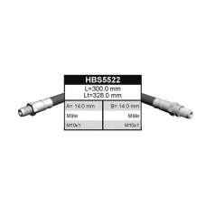 HBS5522 QUINTON HAZELL Тормозной шланг