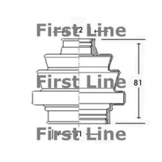 FCB2400 FIRST LINE Пыльник, приводной вал