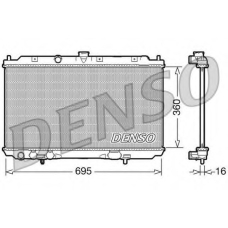 DRM46025 DENSO Радиатор, охлаждение двигателя