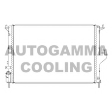 105783 AUTOGAMMA Радиатор, охлаждение двигателя