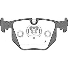 BPA0381.20 OPEN PARTS Комплект тормозных колодок, дисковый тормоз