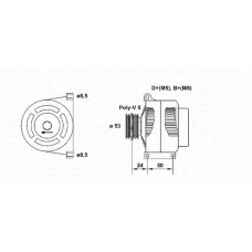 063377009010 MAGNETI MARELLI Генератор