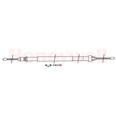 432828B BENDIX Трос, стояночная тормозная система