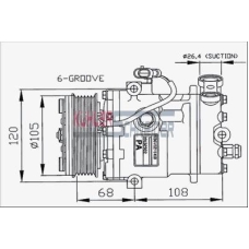 8408981 KUHLER SCHNEIDER Компрессор, кондиционер