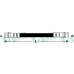 6T47032 LPR Тормозной шланг