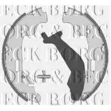 BBS6326 BORG & BECK Комплект тормозных колодок