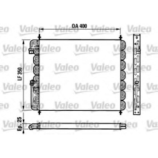 816771 VALEO Конденсатор, кондиционер