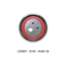 LD0957 TRW Натяжной ролик, ремень грм