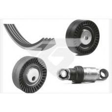KHV 119 HUTCHINSON Поликлиновой ременный комплект